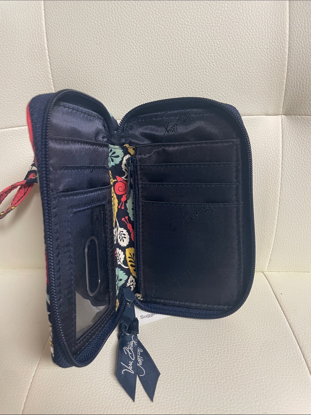 Vera Bradley Carry It all Wristlet in Happy Snail Print - Picture 2 of 3